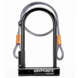 Kryptonite New-U Keeper STD U-Lock with 4' Cable